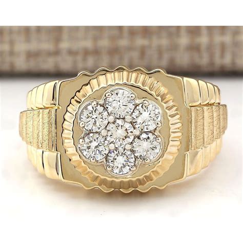 rolex chain ring for mens|rolex diamond ring men's.